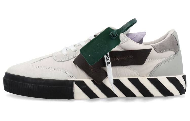 Buy Off-White Vulcanized Rendah Putih Hitam Abu Lilac OMIA232F22LEA0010110