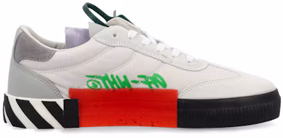 Order OFF-WHITE Vulcanized 系帶 時尚板鞋 白色
