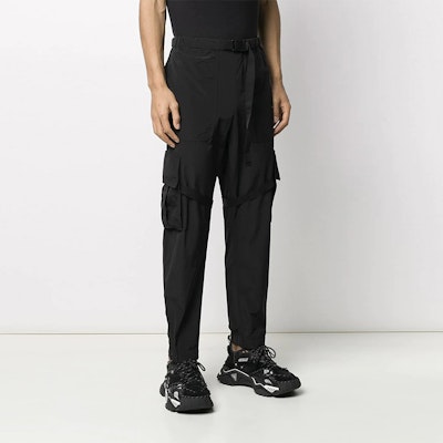 Off-White Nylon Cargo Pants Black/White Purchase Off-White Nylon Cargo Pants Black/White