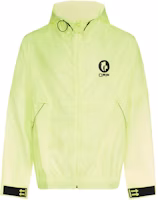 Off-White Nylon Hooded Windbreaker Jacket Fluo Yellow/Black Off-White Nylon Hooded Windbreaker Jacket Fluo Yellow/Black