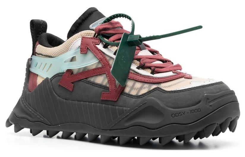 Off-White ODSY-1000 'Black Burgundy' 圖 2