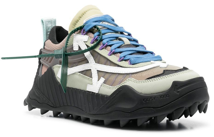Order Off-White ODSY-1000 '黑色鼠尾草绿'鞋 OMIA139S22FAB0015501