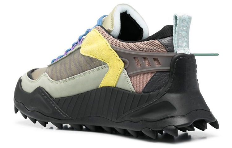 Shop Off-White ODSY-1000 '黑色鼠尾草绿'鞋 OMIA139S22FAB0015501