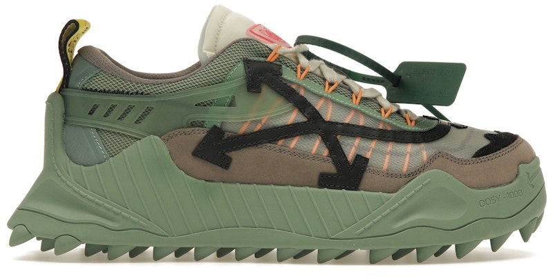 OFF-WHITE 箭頭標識拼接運動鞋 綠豆灰 Buy OFF-WHITE 箭頭標識拼接運動鞋 綠豆灰