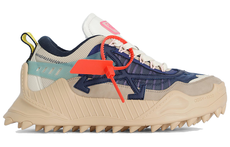 Order Off-White ODSY-1000 'Nude Blue' Biru Beige Lelaki Sneakers. OMIA139F19800040-0330