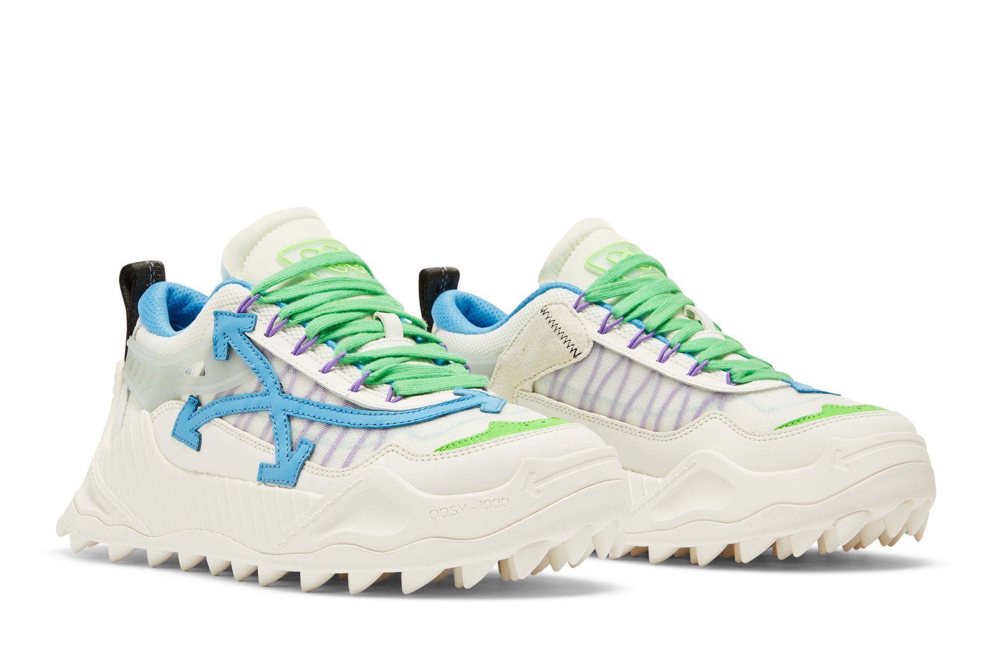 Cheap OFF-WHITE 皮革 系帶 減震 低筒 運動休閒鞋 白色