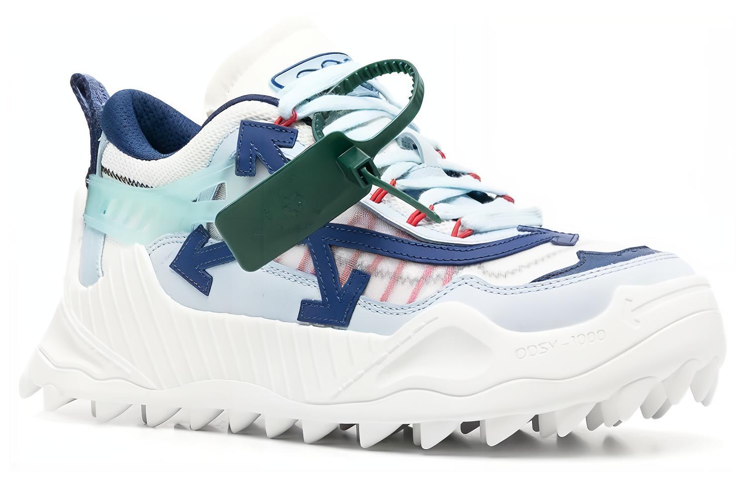 Order OFF-WHITE織物減震耐磨 低筒 休閒生活鞋 男款 白藍