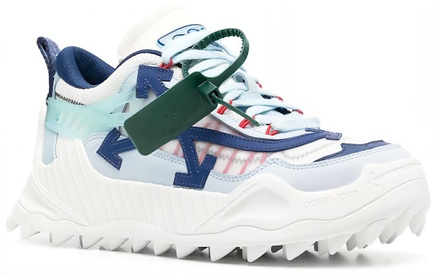 OFF-WHITE織物減震耐磨 低筒 休閒生活鞋 男款 白藍 Order OFF-WHITE織物減震耐磨 低筒 休閒生活鞋 男款 白藍