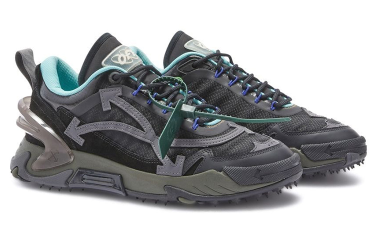 Order Off-White ODSY-2000 '黑蓝色' 运动鞋 OMIA190S22FAB0011010