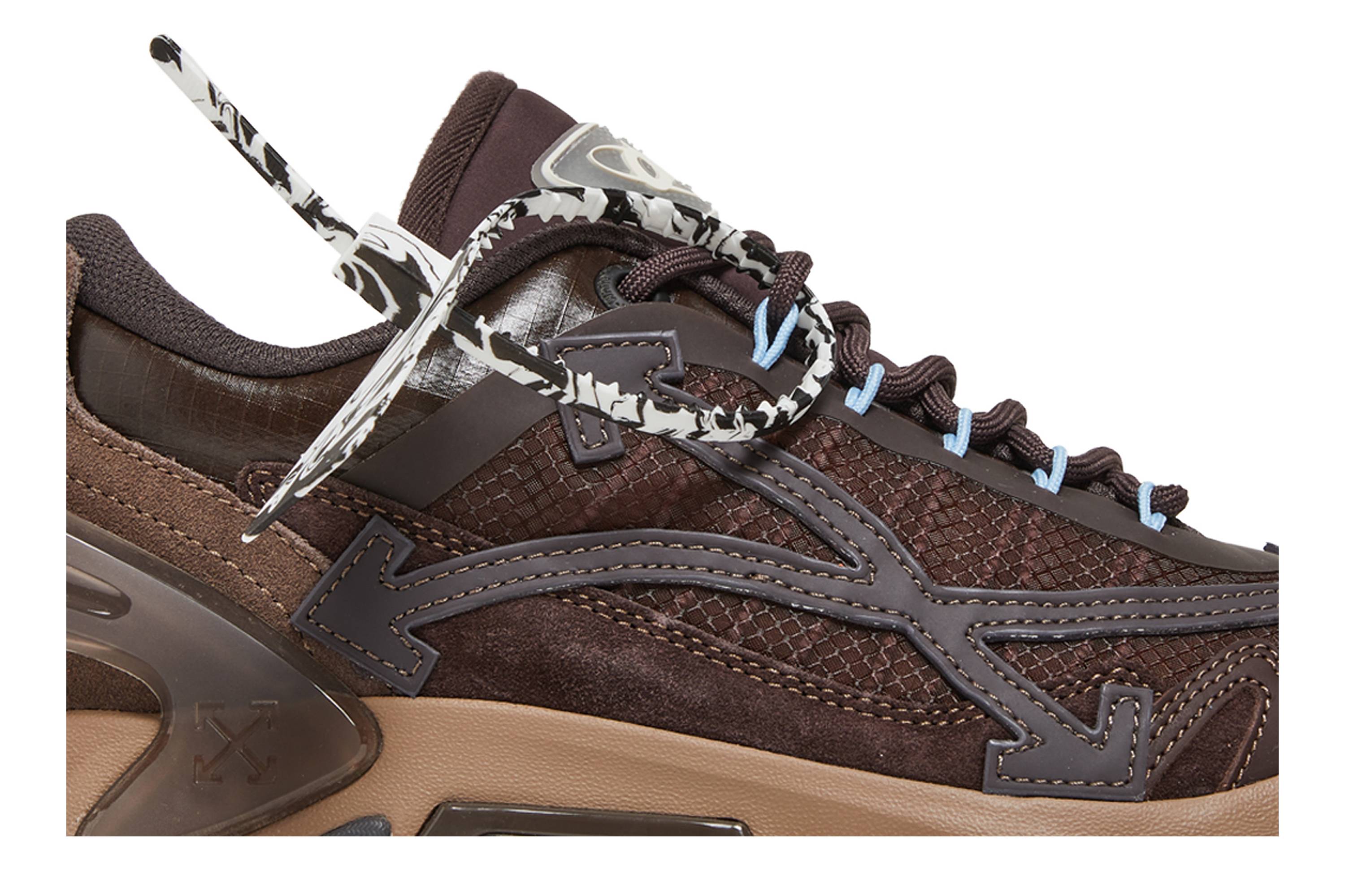 Order OFF-WHITE 減震防滑耐磨 皮革運動鞋 棕色