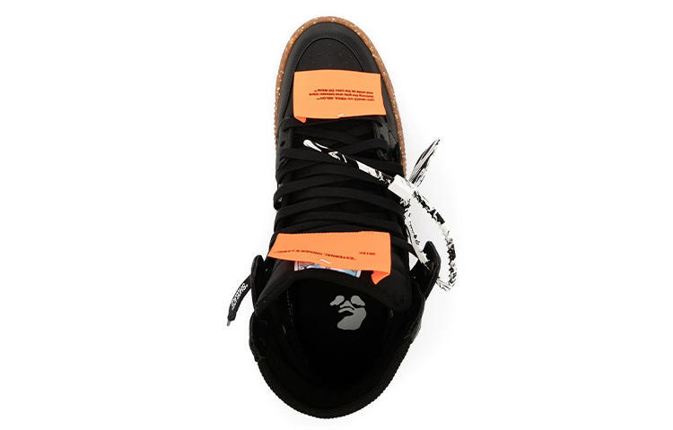 Shop 오프화이트 오프코트 3.0 하이 '블랙 그레이' OMIA065F21LEA001-1009