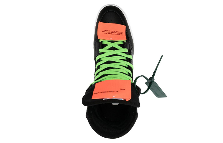 Lookbook Off-White Off-Court 3.0 High 'Negro Naranja'. OMIA065C99LEA003-1020