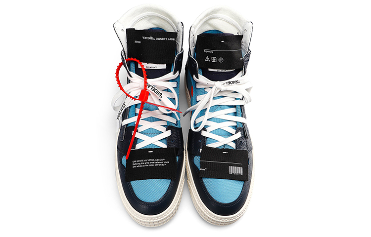 Shop 오프화이트 오프코트 3.0 하이 '블루' OMIA065S198000163000