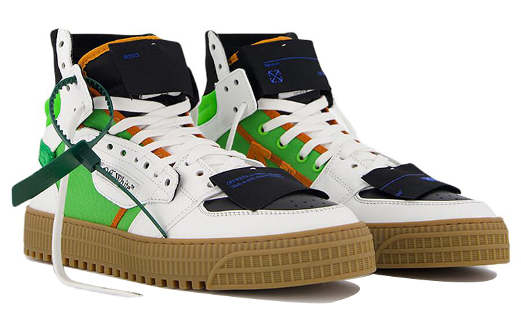 Off-White Off-Court 3.0 High 'White Black Green' 圖 4
