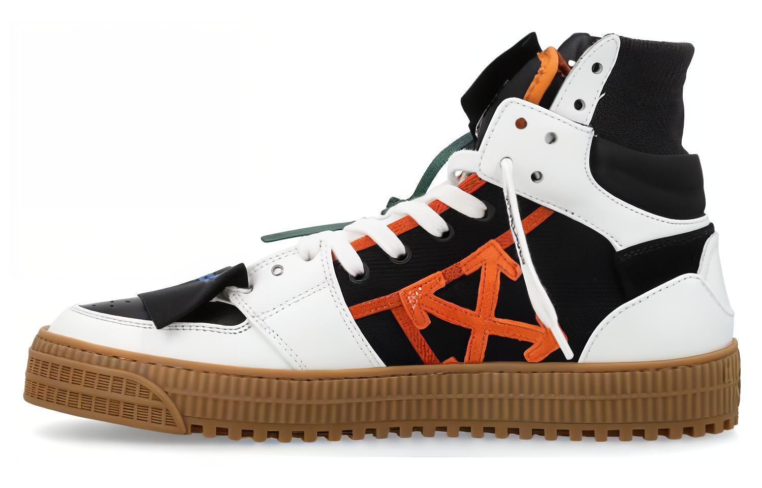 Off-White Off-Court 3.0 High 'White Black Tangerine'