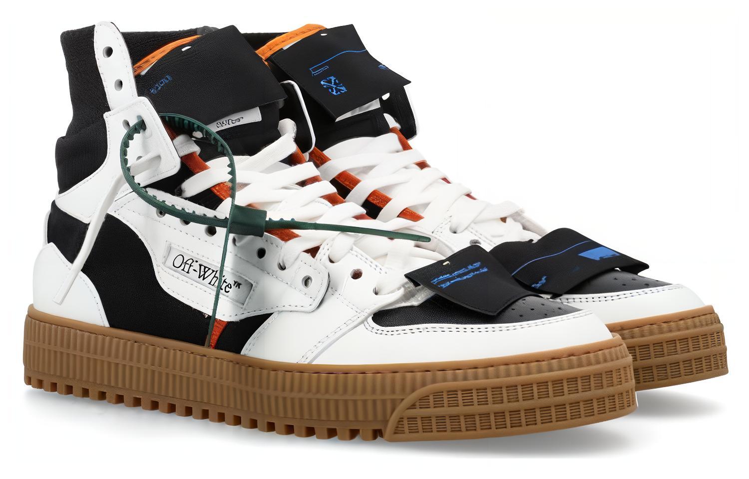 Off-White Off-Court 3.0 High 'White Black Tangerine' 圖 3