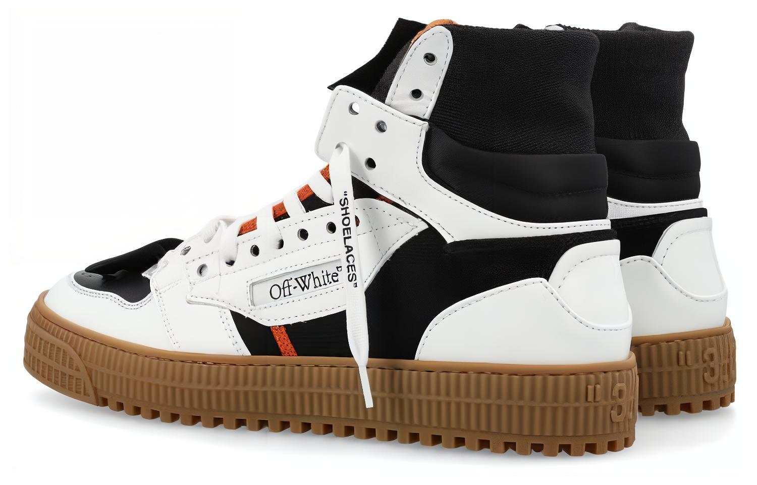 Off-White Off-Court 3.0 High 'White Black Tangerine' 圖 4
