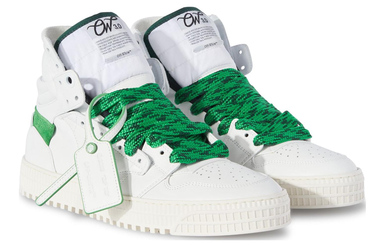 Order Off-White Off-Court 3.0 高帮'白亮绿' OMIA065S24LEA005-0155