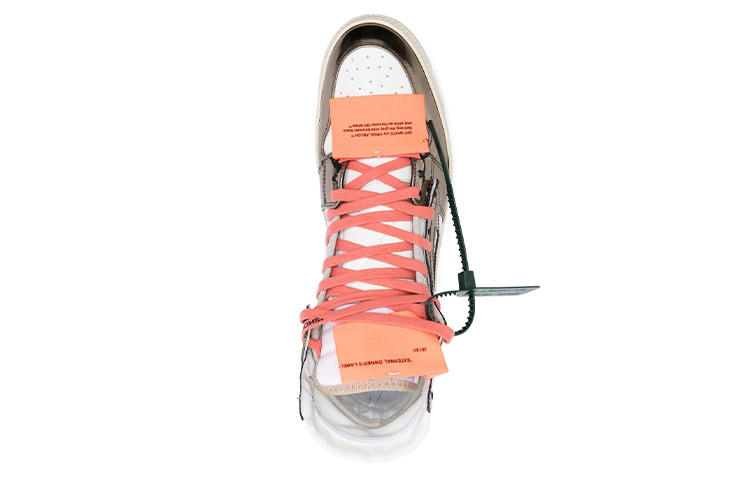 Lookbook 오프화이트 오프코트 3.0 하이 '화이트 건메탈' (Off-White Off-Court 3.0 High 'White Gunmetal') OMIA065S23LEA004-0177