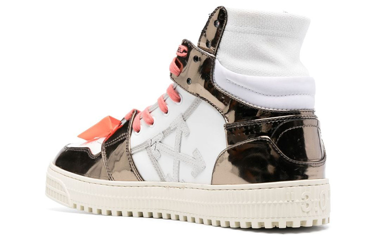 Shop 오프화이트 오프코트 3.0 하이 '화이트 건메탈' (Off-White Off-Court 3.0 High 'White Gunmetal') OMIA065S23LEA004-0177