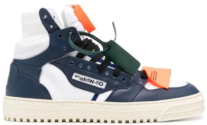 Off-White Off-Court 3.0 高帮篮球鞋 '白色海军蓝' OMIA065F22LEA0010142 Order Off-White Off-Court 3.0 高帮篮球鞋 '白色海军蓝' OMIA065F22LEA0010142