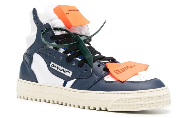 Lookbook Off-White Off-Court 3.0 High 'Blanco Azul Marino' OMIA065F22LEA0010142