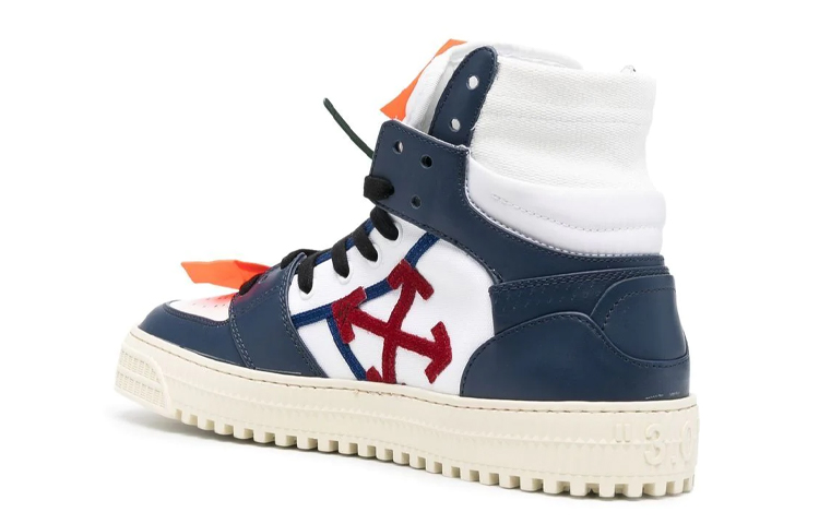 Shop Off-White Off-Court 3.0 High 'Blanco Azul Marino' OMIA065F22LEA0010142