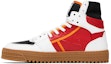 Lookbook Off-White Off-Court 3.0 Tinggi 'Putih Merah Getah' OMIA065S24LEA002-2501