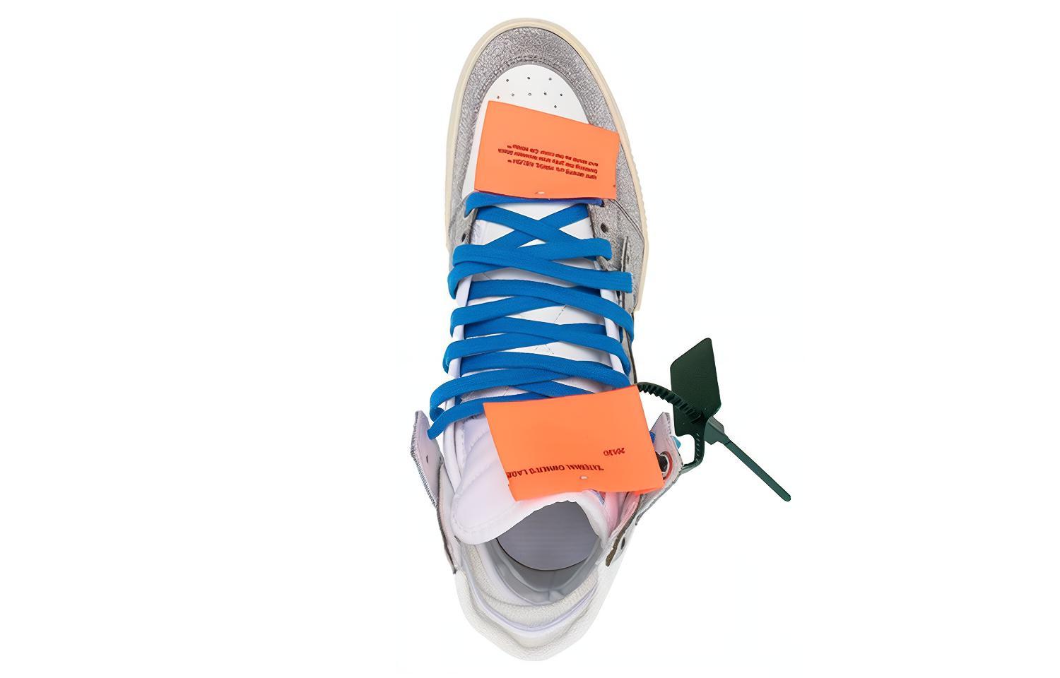 Lookbook Off-White Off-Court 3.0 High 'Putih Perak Berkilau' OMIA065F22LEA004-0172