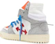 Shop Off-White Off-Court 3.0 High 'Putih Perak Berkilau' OMIA065F22LEA004-0172