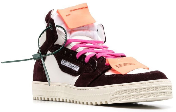 Off-White Off-Court 'Burgundy Suede' 圖 2