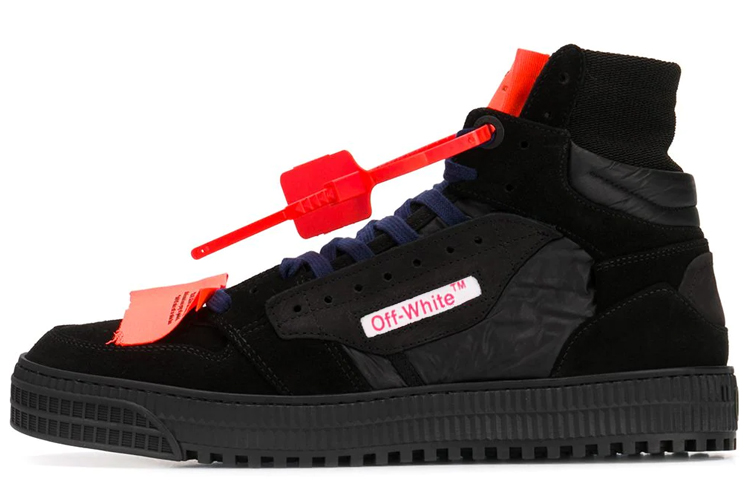 Off-White Off-Court High 'Black Orange'