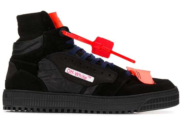 Off-White Off-Court High 'Black Orange' 圖 2