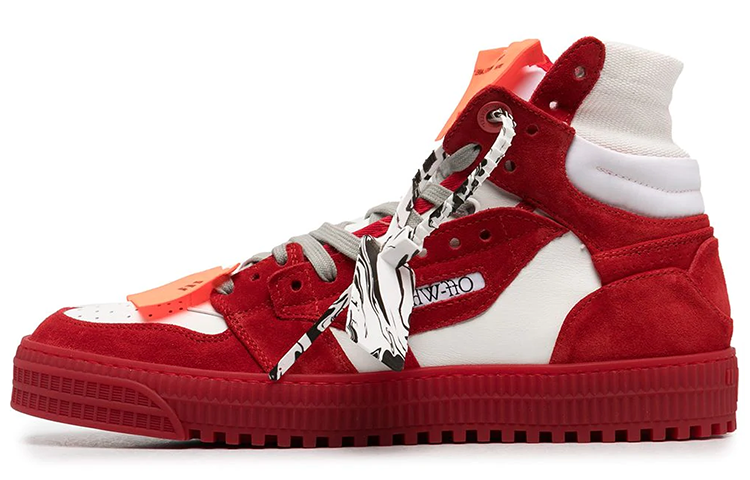 Off-White Off-Court High 'White Red' OMIA065R21LEA002-0125