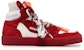 Off-White Off-Court Tinggi 'Putih Merah' OMIA065R21LEA002-0125