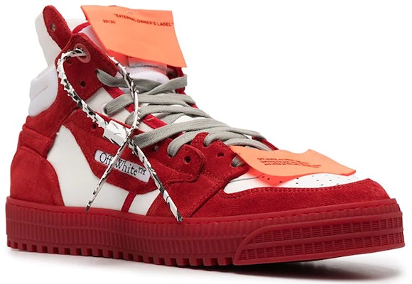 Off-White Off-Court High 'White Red' OMIA065R21LEA002-0125 Lookbook Off-White Off-Court High 'White Red' OMIA065R21LEA002-0125