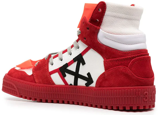 Off-White Off-Court Tinggi 'Putih Merah' OMIA065R21LEA002-0125 Shop Off-White Off-Court Tinggi 'Putih Merah' OMIA065R21LEA002-0125