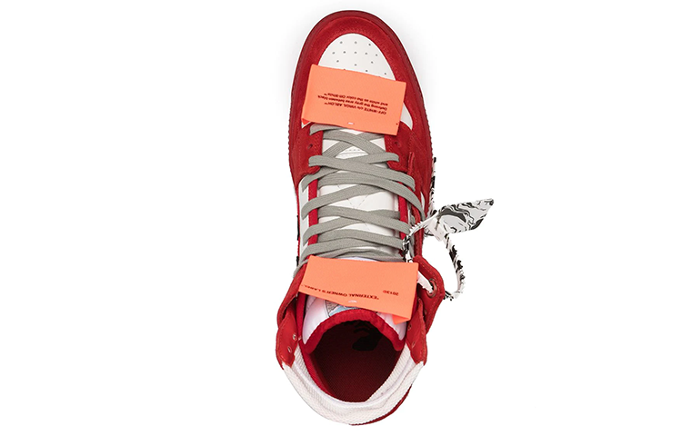 Purchase Off-White Off-Court Tinggi 'Putih Merah' OMIA065R21LEA002-0125