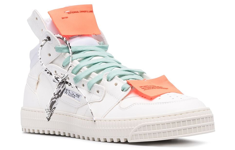 Lookbook Off-White Off-Court High 'Putih Violet' Sneakers OMIA065R21LEA0020135