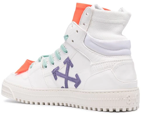 Off-White Off-Court High 'Putih Violet' Sneakers OMIA065R21LEA0020135 Shop Off-White Off-Court High 'Putih Violet' Sneakers OMIA065R21LEA0020135