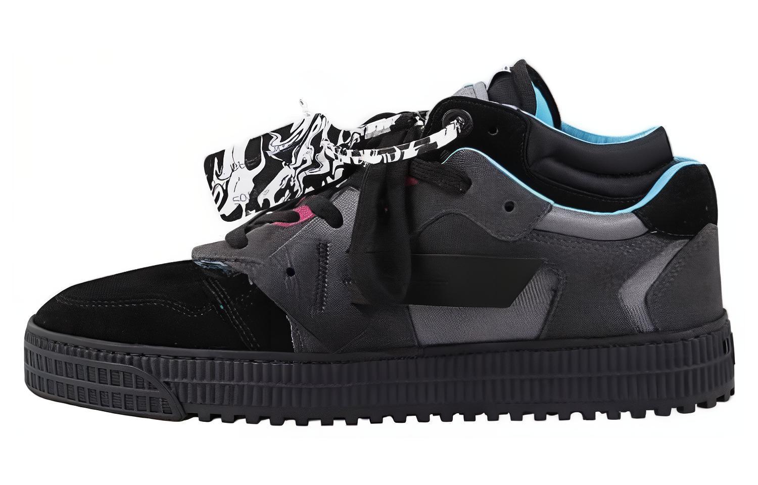 Off-White Off-Court Low 'Black Grey'