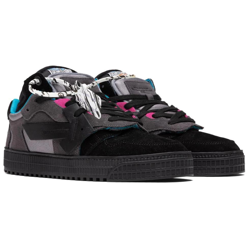 Off-White Off-Court Low 'Black Grey' 圖 3