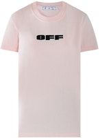 Camiseta Casual Off-White Off Bold Flock 'Rosa/Negro' OWAA049R21JER0073010 Buy Camiseta Casual Off-White Off Bold Flock 'Rosa/Negro' OWAA049R21JER0073010