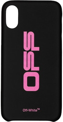 Funda iPhone XS Off-White Off Carryover Negra/Fucsia Buy Funda iPhone XS Off-White Off Carryover Negra/Fucsia