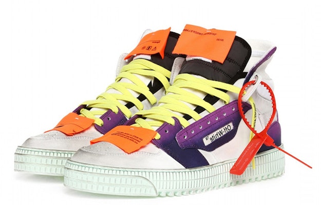 Off-White Off Court White Purple FW19 OMIA065F198000390128 Lookbook Off-White Off Court White Purple FW19 OMIA065F198000390128