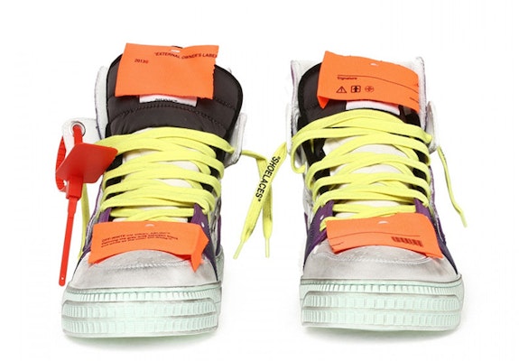 Off-White Off Court White Purple FW19 OMIA065F198000390128 Shop Off-White Off Court White Purple FW19 OMIA065F198000390128