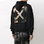 Details for OFF-WHITE 油畫箭頭連帽上衣 FW20 黑色 OMBB037F20FLE0021001