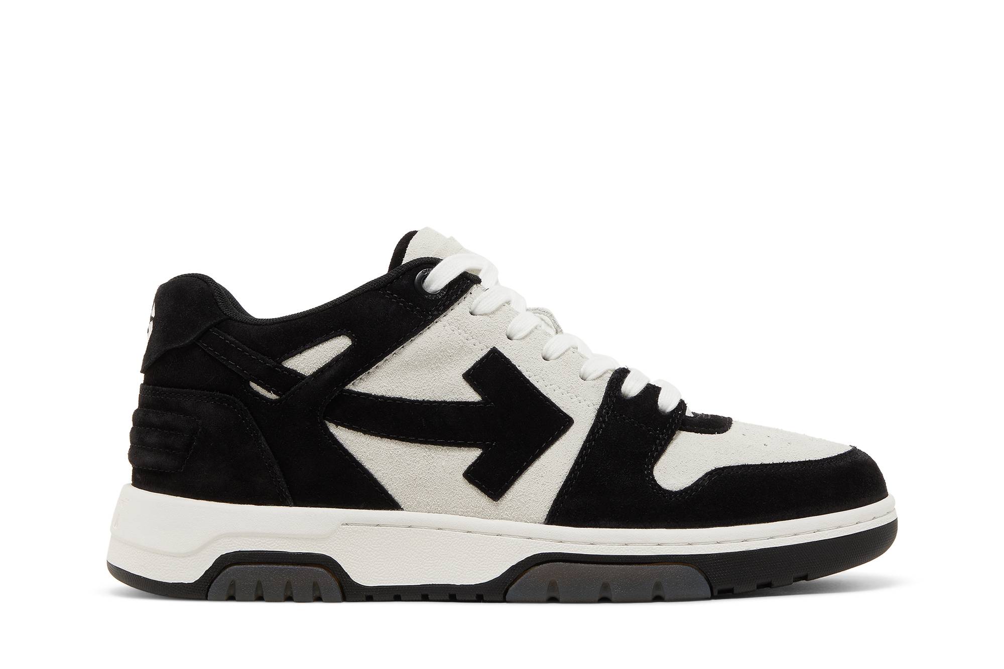 Off-White Out of Office 'Black White Suede' OMIA189S23LEA0100110