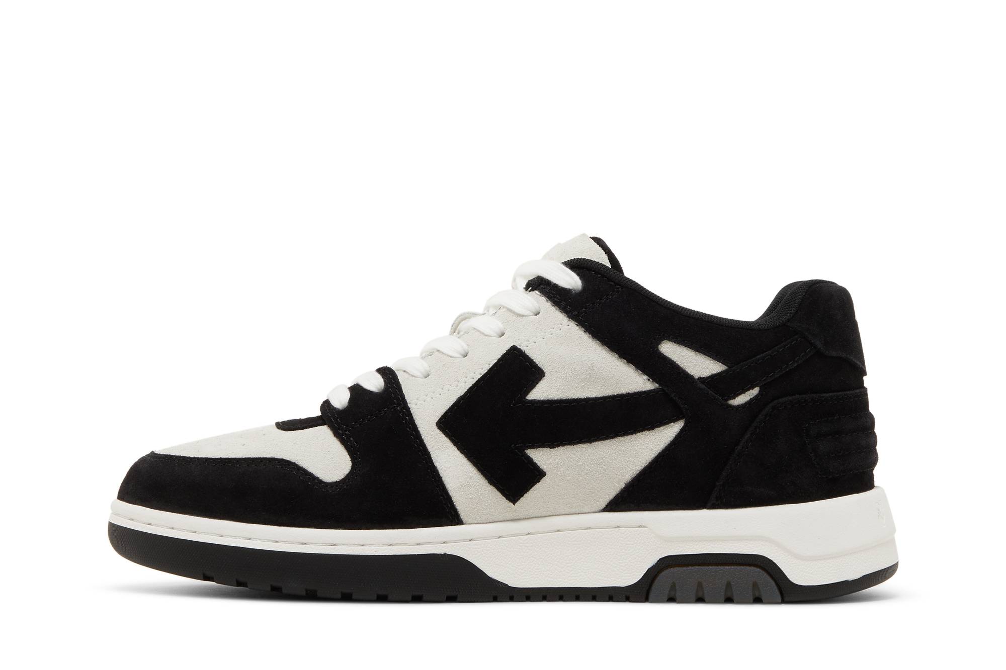 Lookbook オフホワイト OOO "ブラックスエード" OMIA189S23LEA0100110