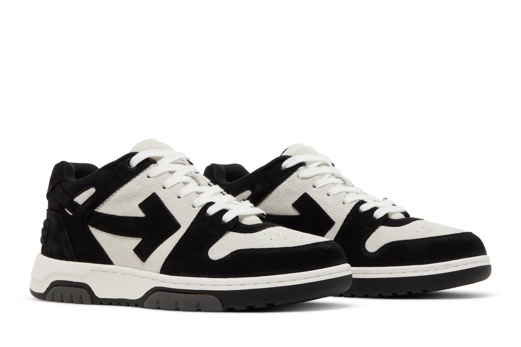 Cheap オフホワイト OOO "ブラックスエード" OMIA189S23LEA0100110